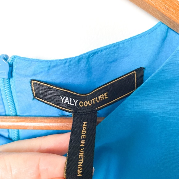 Vintage A Line Art Deco Abstract Retro Dress - Picture 5 of 6